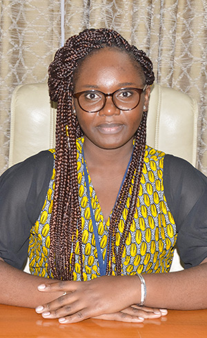 Vinesly Leslia OBONGO GNADINGA, Assistante du Directeur de Cabinet du Ministre délégué